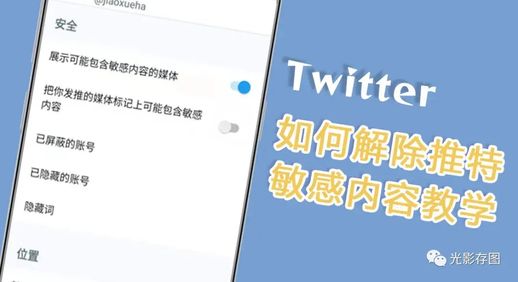 如何查看 Twitter 敏感内容（安卓苹果操作指南