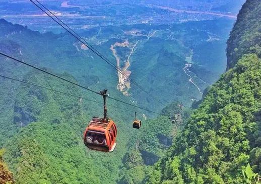 华山西峰索道太吓人了 华山西峰索道怎么修建的